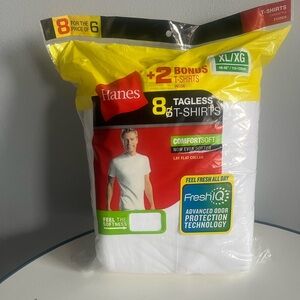 Hanes Men White T-Shirts